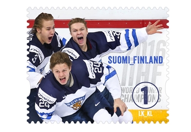 Lions on stamp